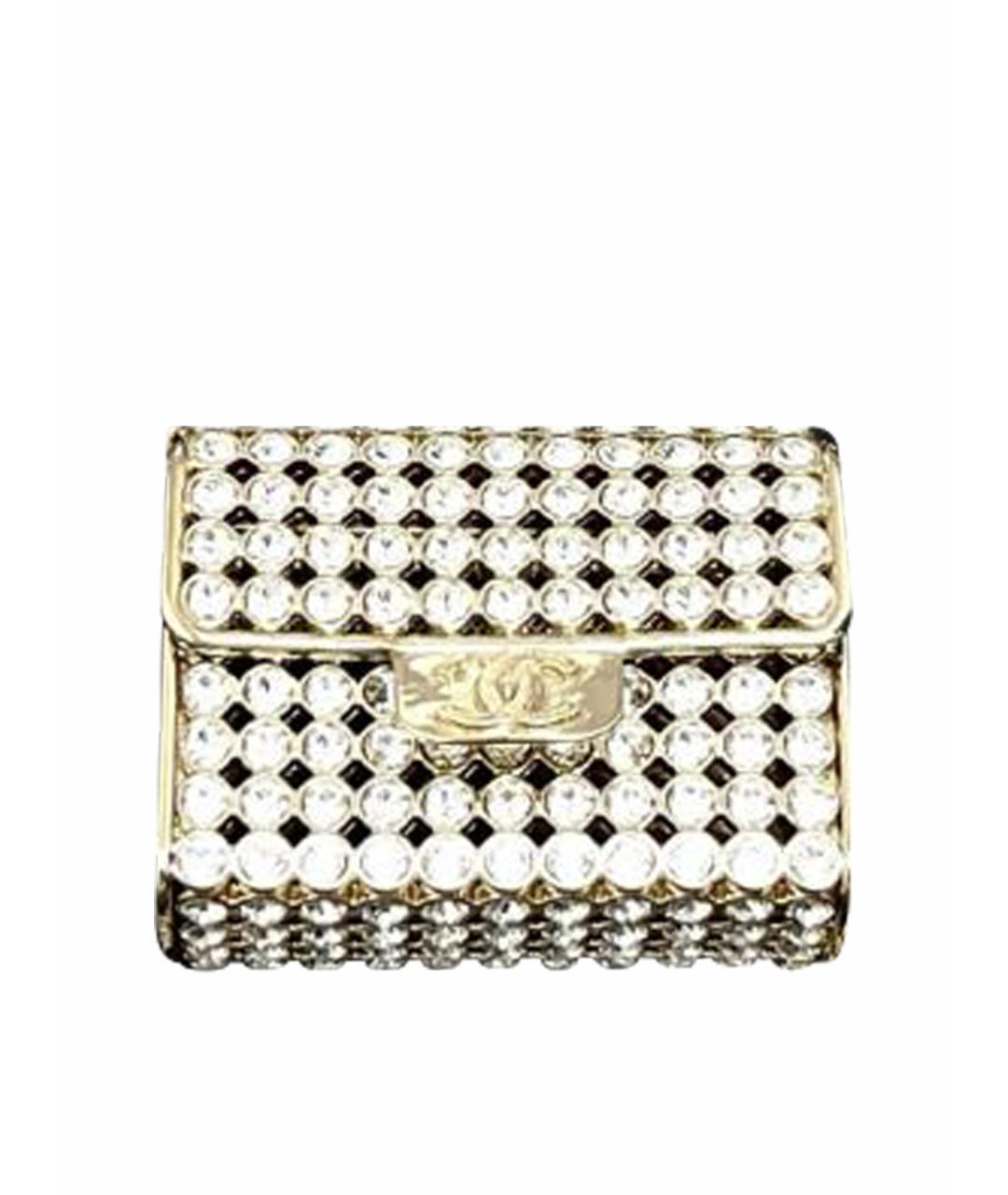 CHANEL Золотая сумка через плечо, фото 1