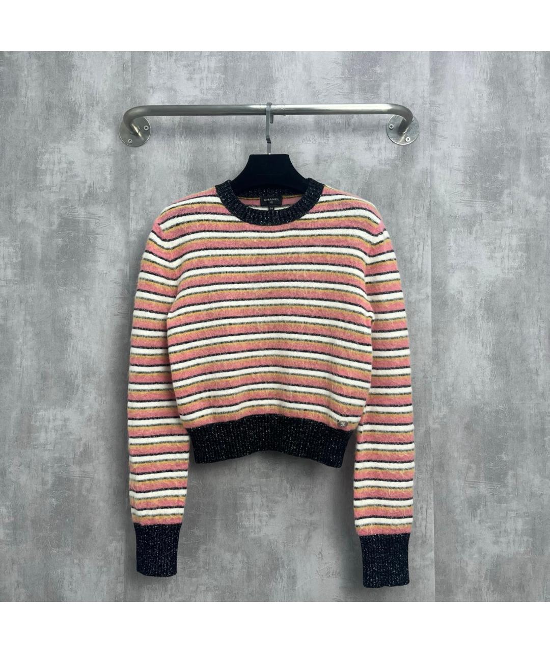 CHANEL Розовый хлопковый джемпер / свитер, фото 5