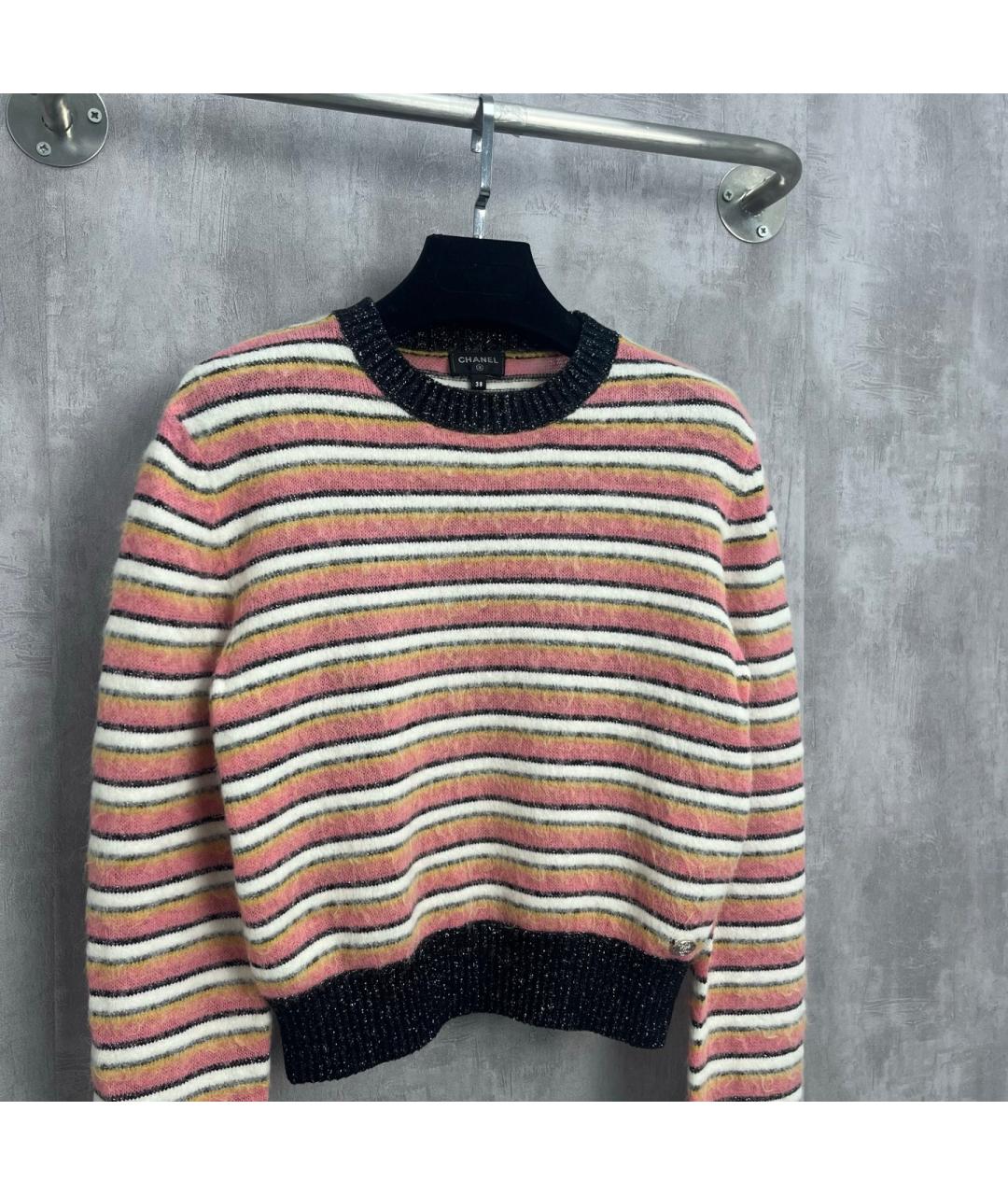 CHANEL Розовый хлопковый джемпер / свитер, фото 2