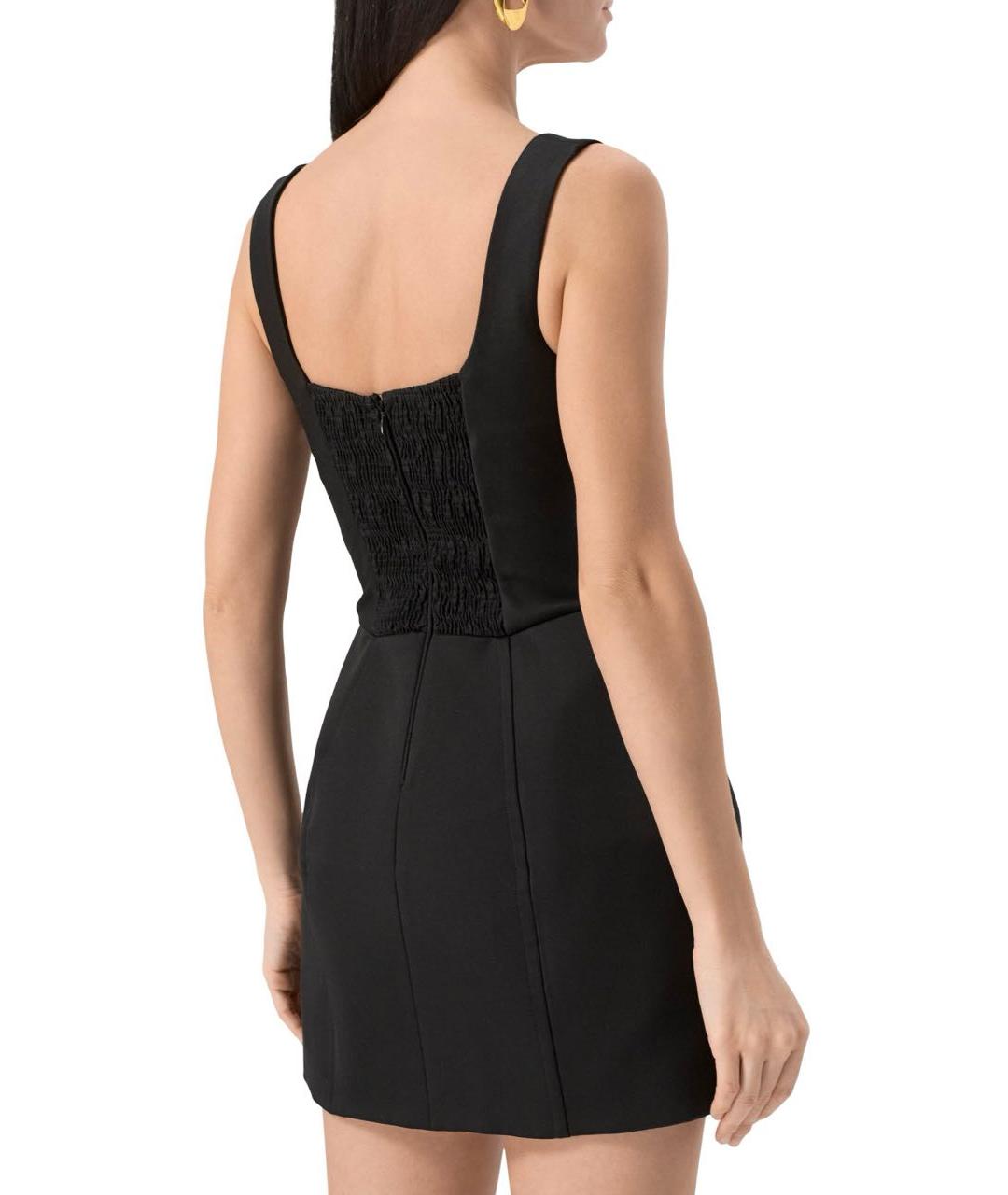 GIUSEPPE DI MORABITO Черный шерстяной сарафан, фото 2