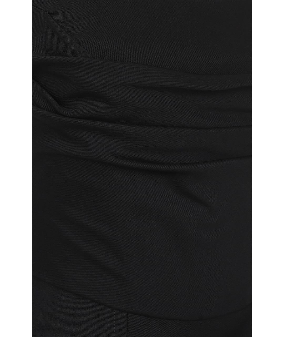 GIUSEPPE DI MORABITO Черный шерстяной сарафан, фото 4