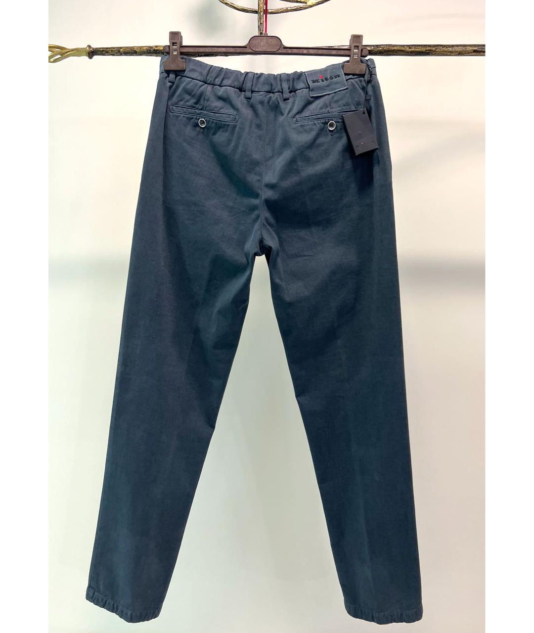 KITON Антрацитовые хлопковые джинсы скинни, фото 2