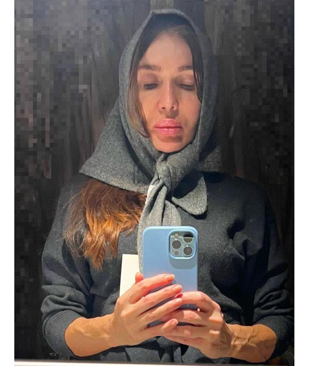 THE ROW Черная кашемировая повязка на голову, фото 7