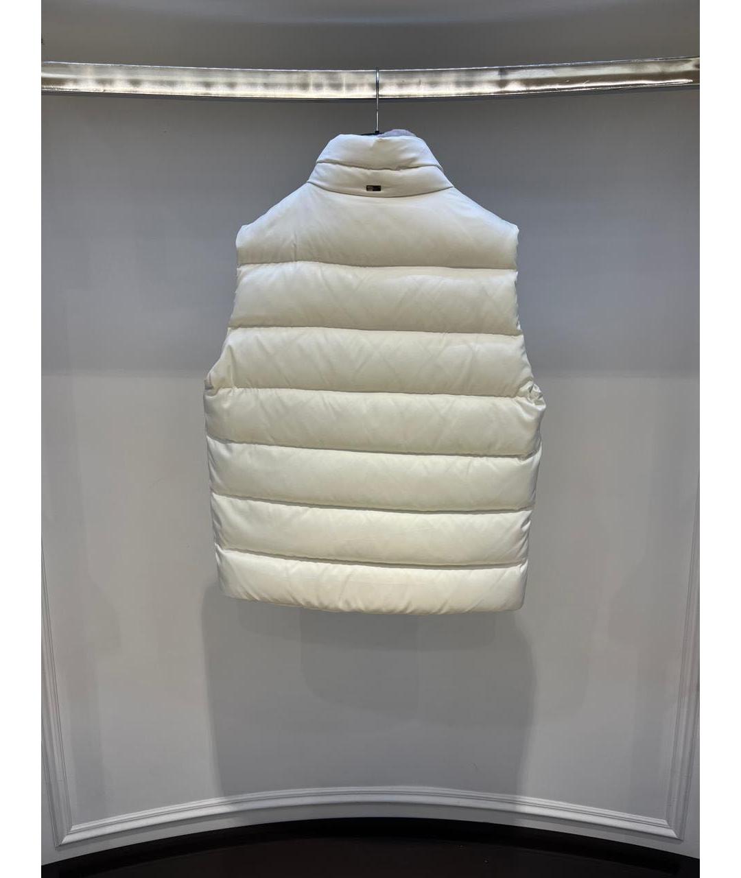 HERNO Белый полиэстеровый жилет, фото 2