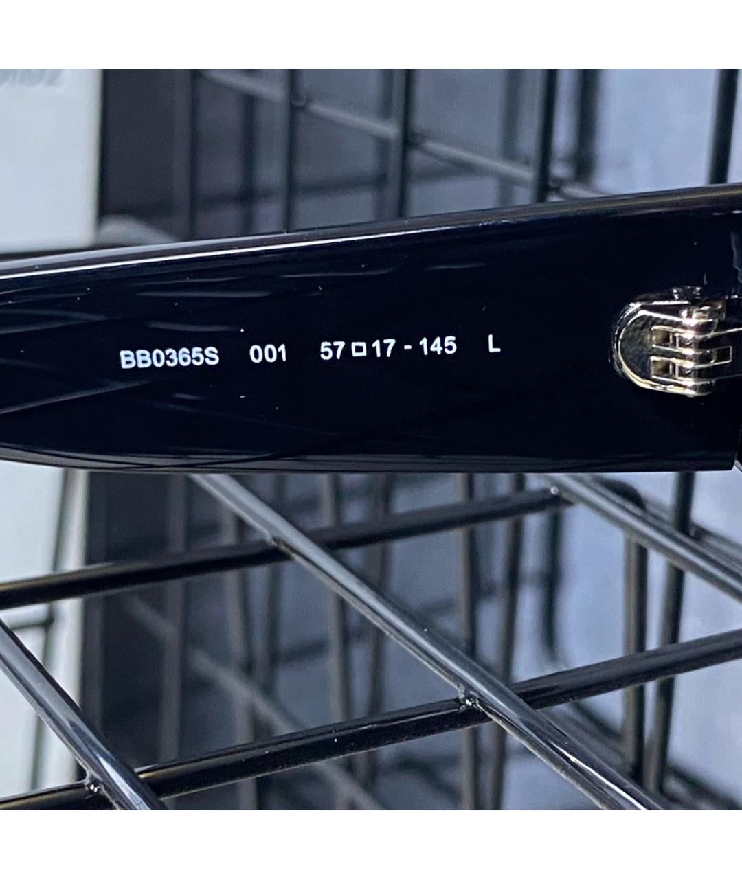 BALENCIAGA Черные пластиковые солнцезащитные очки, фото 6