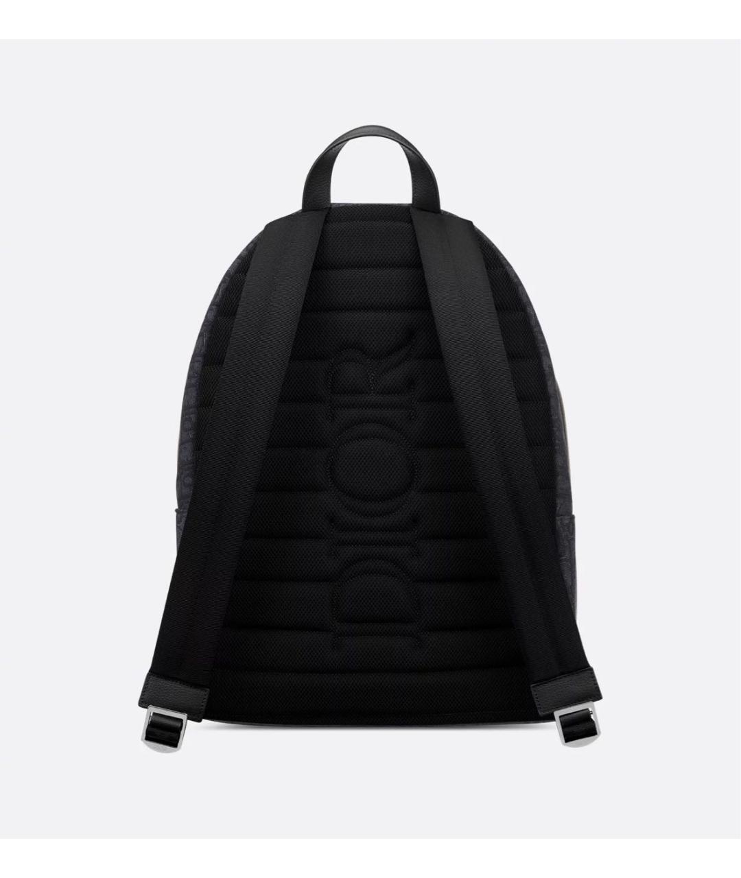 CHRISTIAN DIOR Черный тканевый рюкзак, фото 3