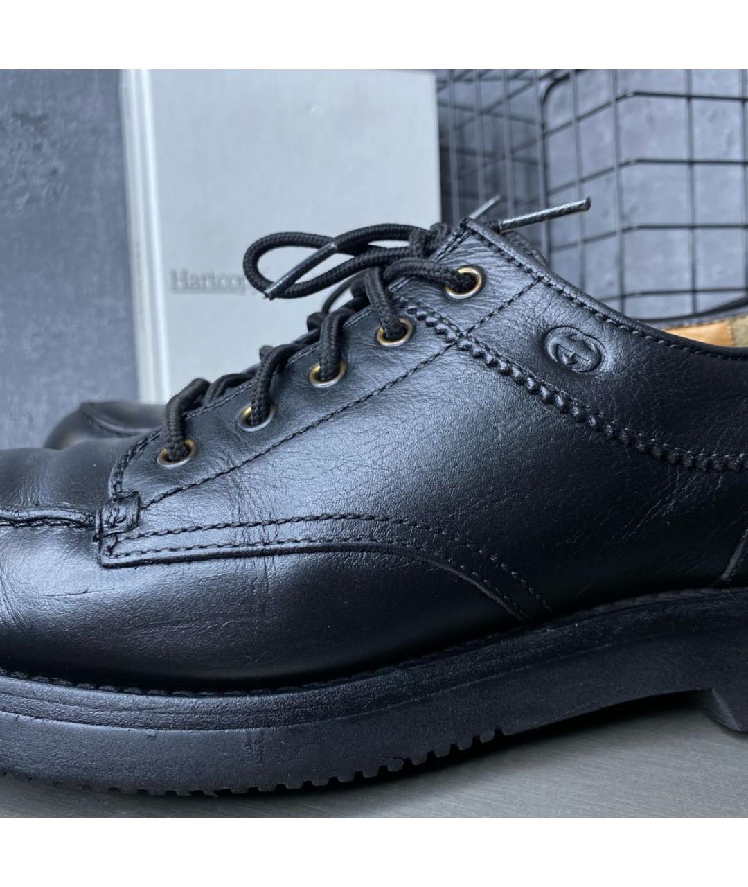 GUCCI Черные кожаные низкие ботинки, фото 4