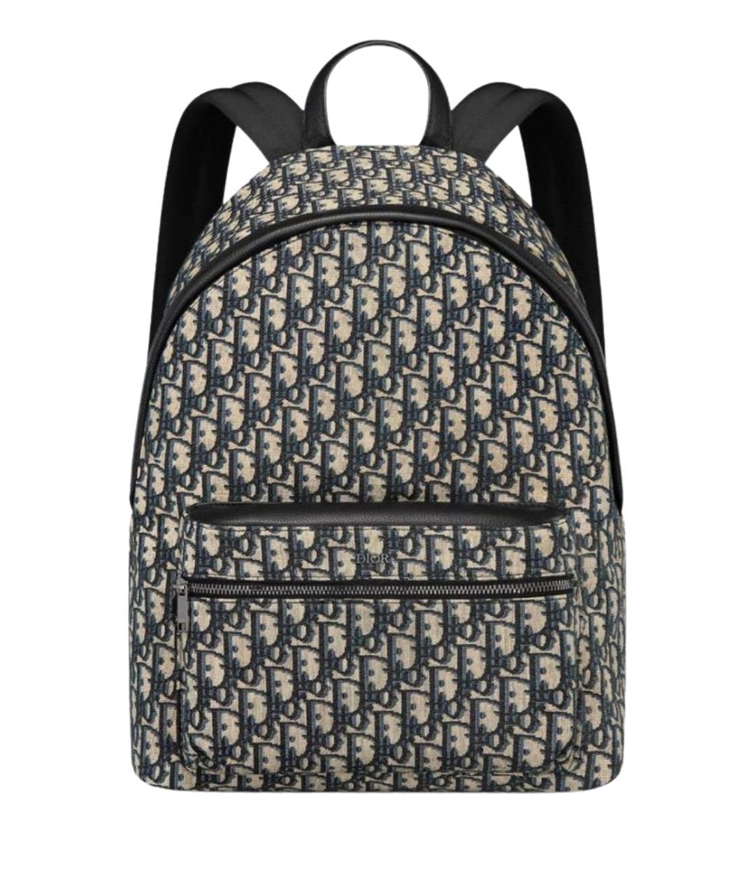 CHRISTIAN DIOR Бежевый тканевый рюкзак, фото 1