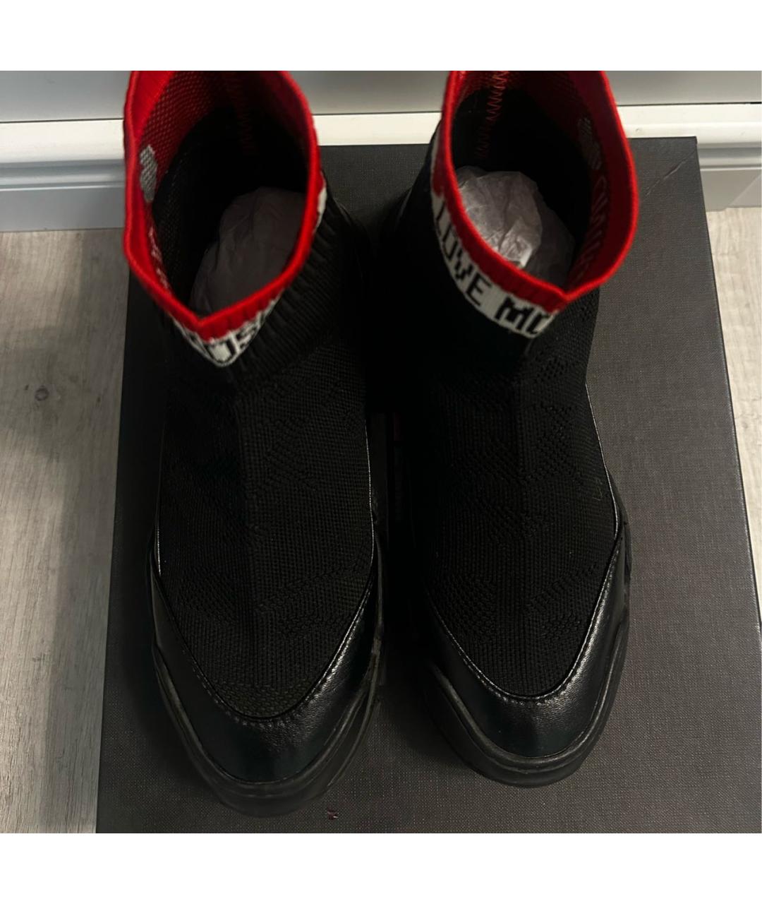 LOVE MOSCHINO Черные полусапоги, фото 3