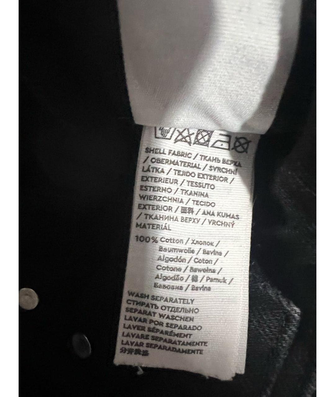 12 STOREEZ Черные хлопковые прямые джинсы, фото 6