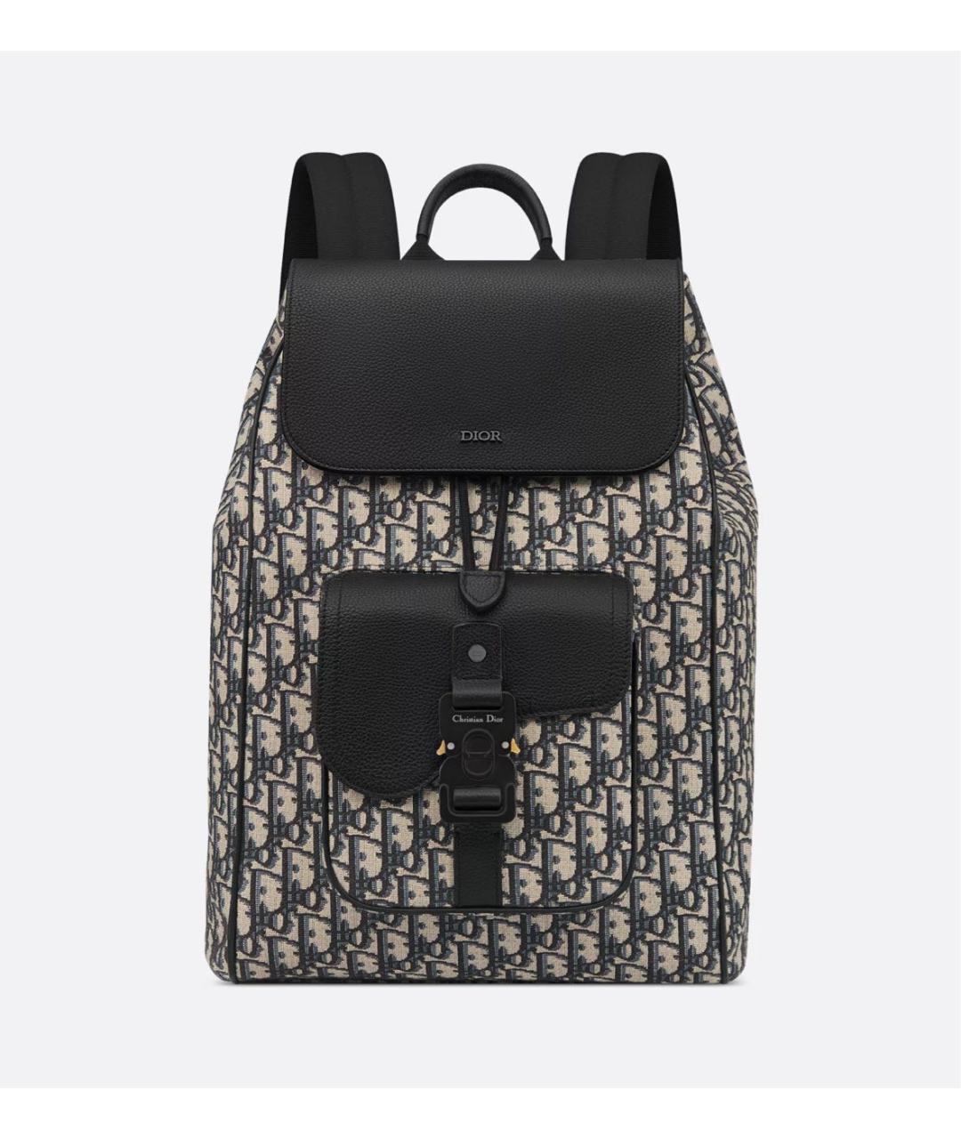 CHRISTIAN DIOR Бежевый тканевый рюкзак, фото 6