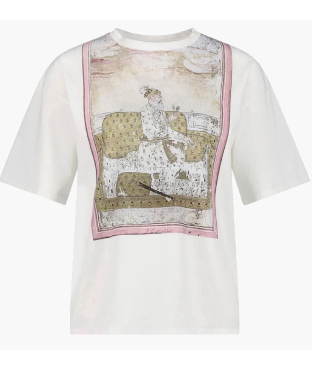 GIAMBATTISTA VALLI Белая хлопковая футболка, фото 7