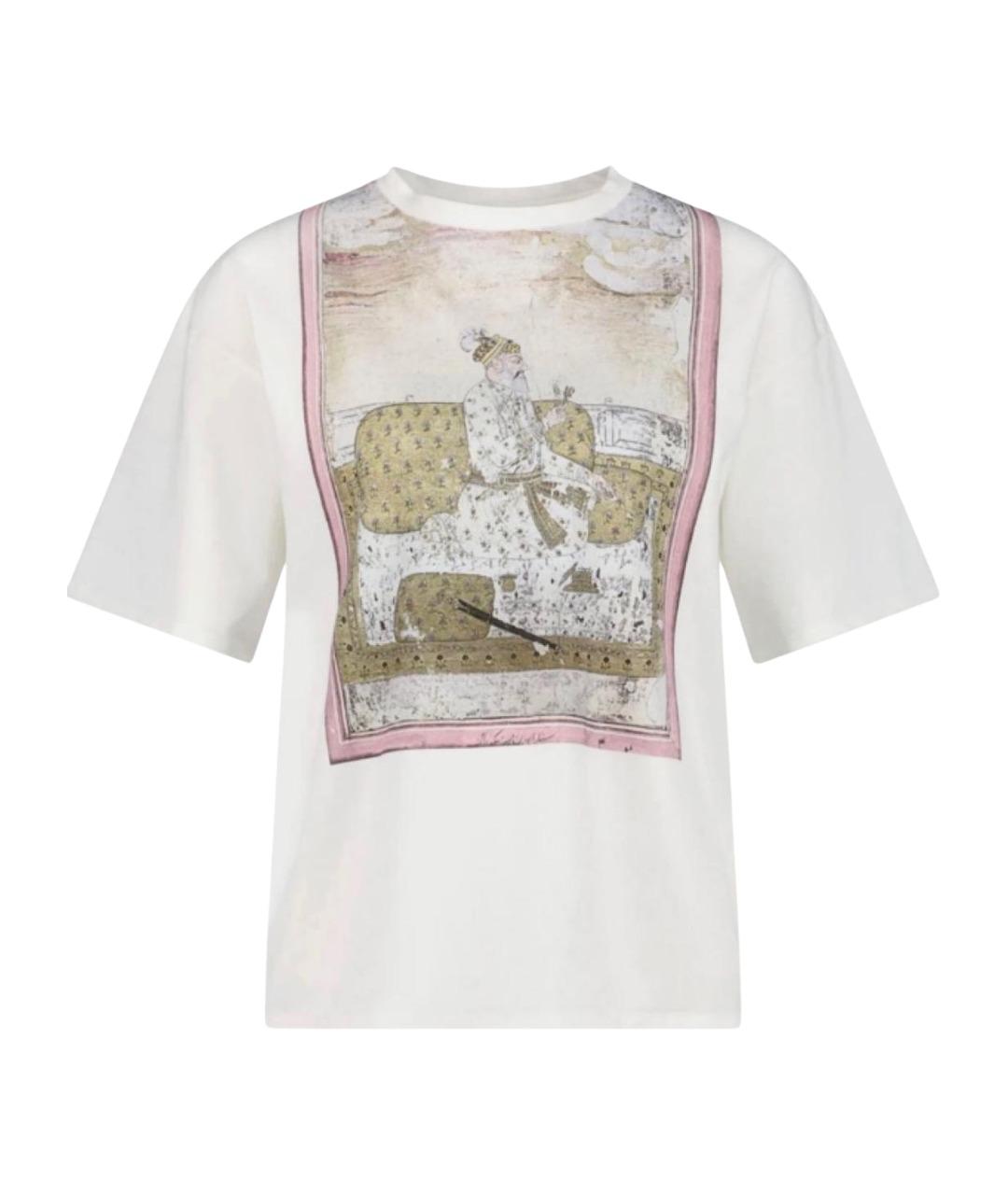 GIAMBATTISTA VALLI Белая хлопковая футболка, фото 1