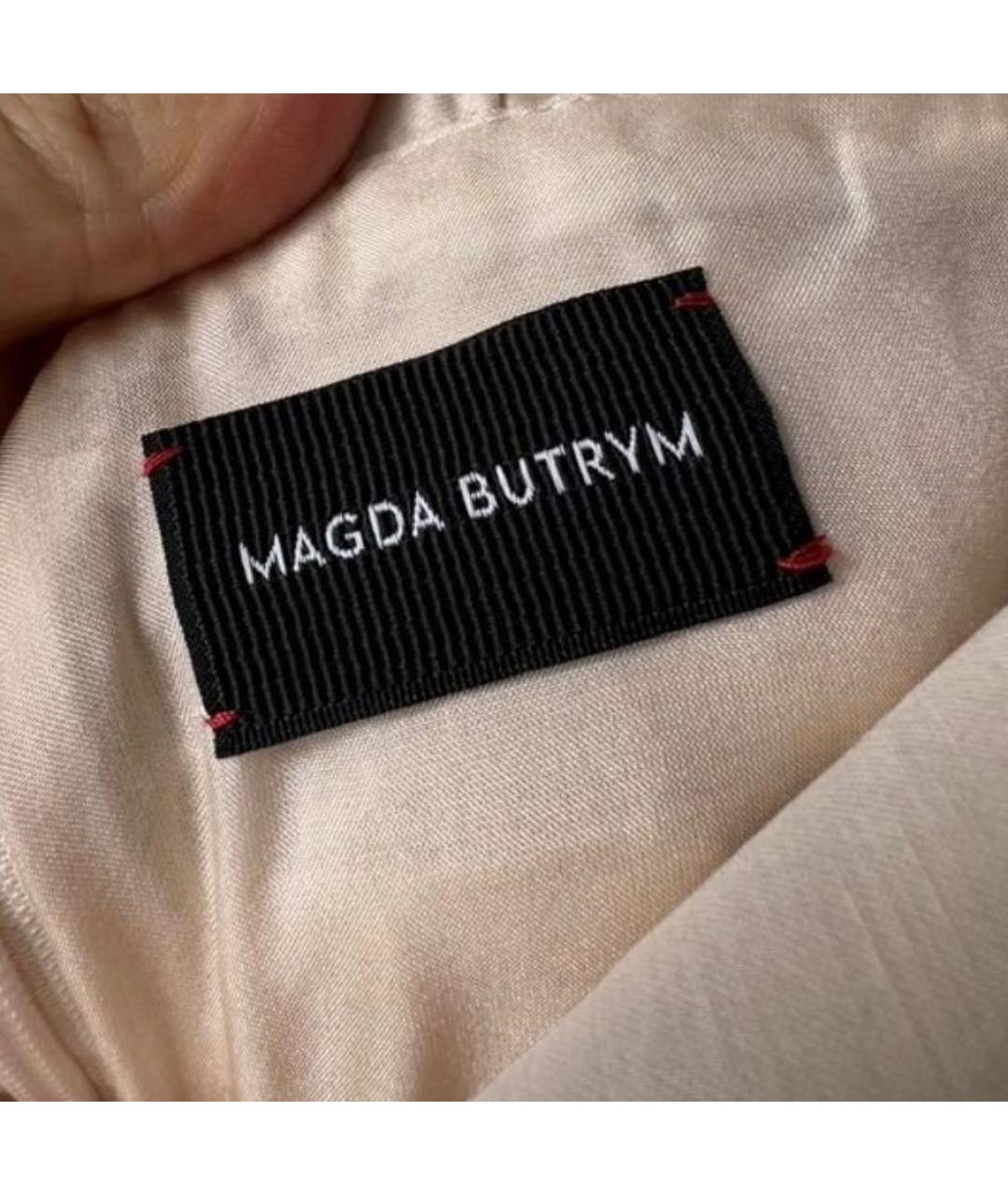 MAGDA BUTRYM Розовое вискозное вечернее платье, фото 3