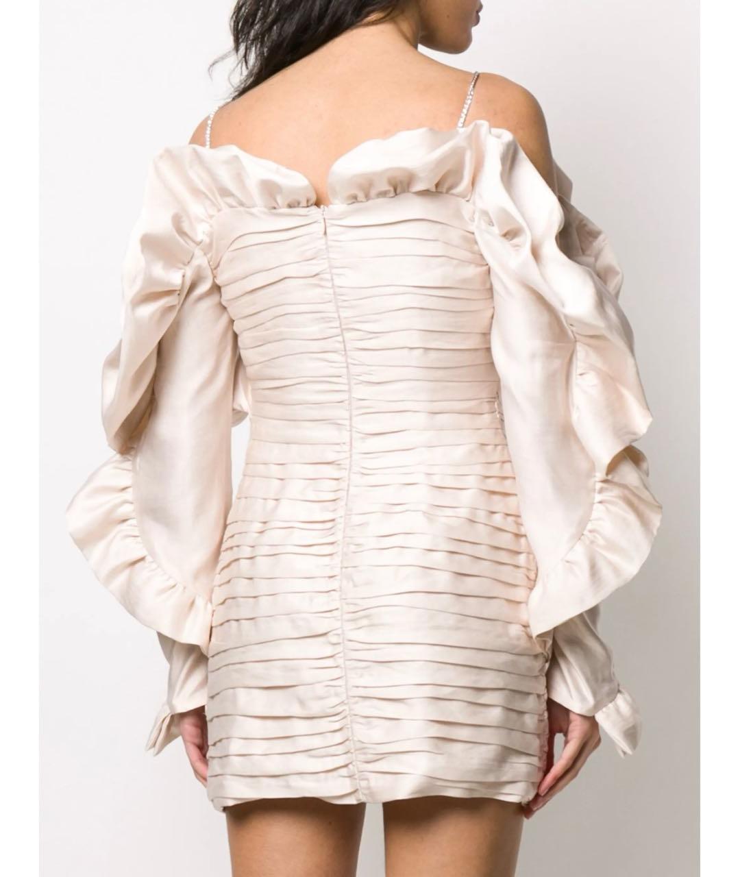 MAGDA BUTRYM Розовое вискозное вечернее платье, фото 2