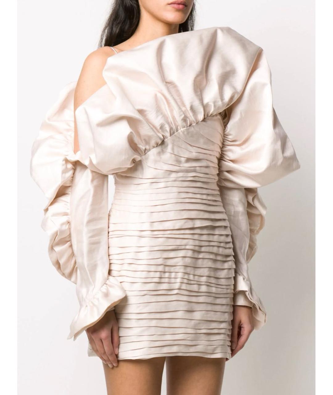 MAGDA BUTRYM Розовое вискозное вечернее платье, фото 5