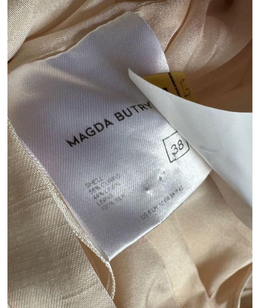 MAGDA BUTRYM Розовое вискозное вечернее платье, фото 7