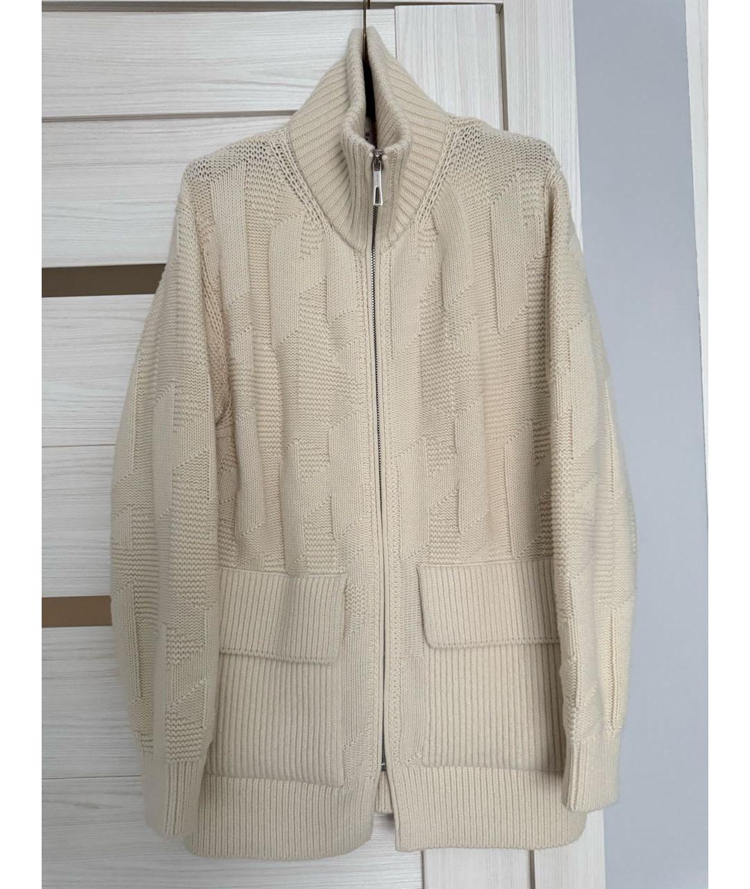 HERMES Бежевый кардиган, фото 6