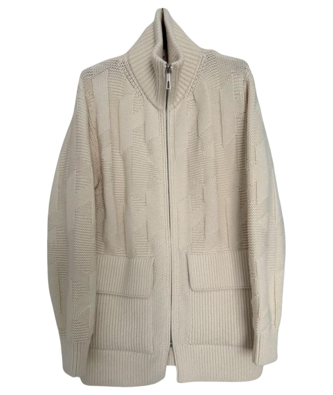 HERMES Бежевый кардиган, фото 1