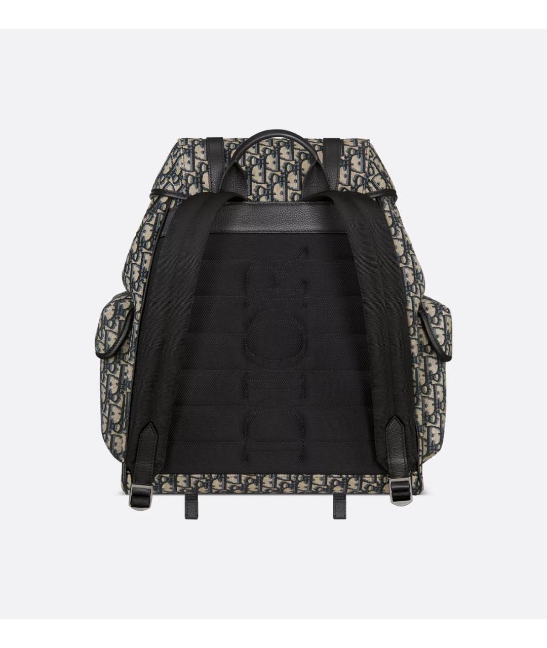 CHRISTIAN DIOR Бежевый тканевый рюкзак, фото 2