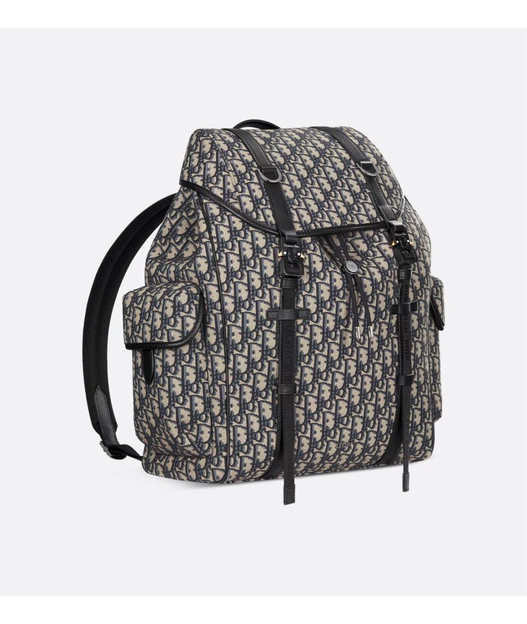 CHRISTIAN DIOR Бежевый тканевый рюкзак, фото 3