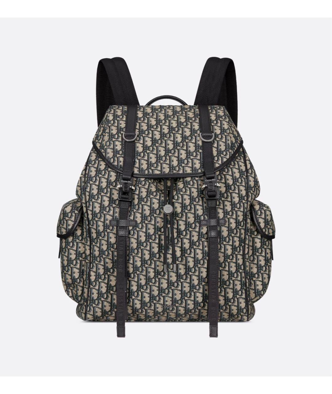 CHRISTIAN DIOR Бежевый тканевый рюкзак, фото 5