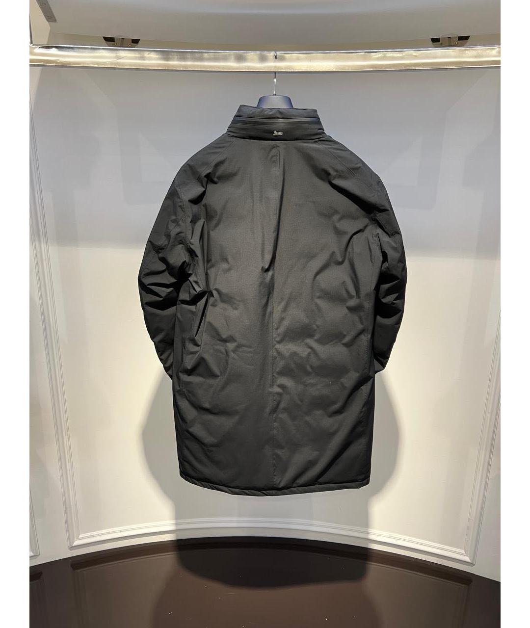HERNO Черная полиамидовая куртка, фото 2