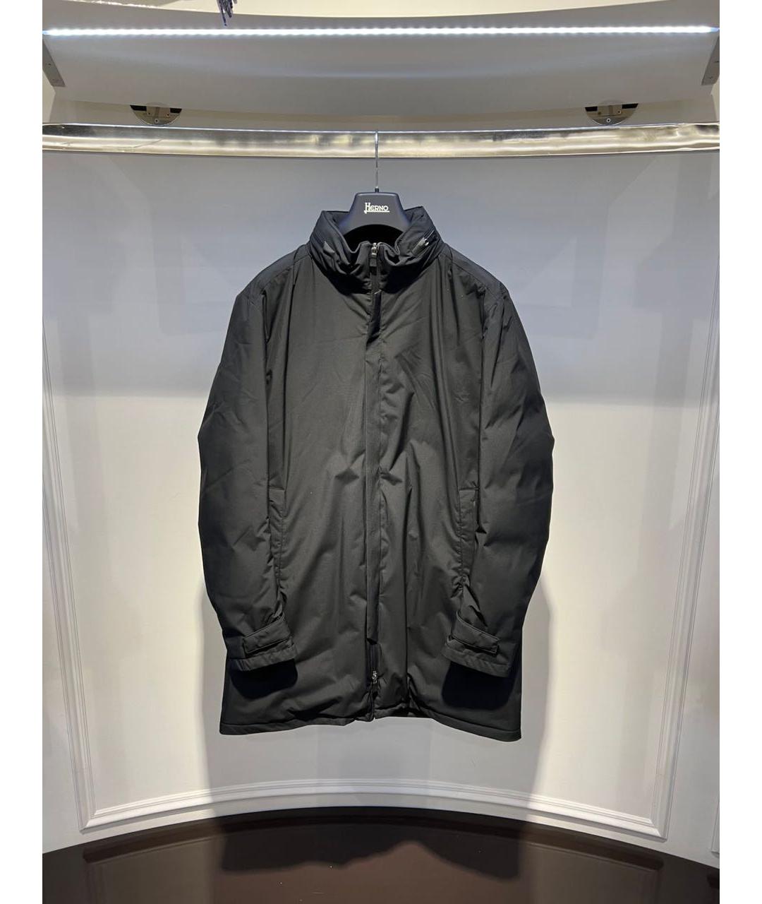 HERNO Черная полиамидовая куртка, фото 3