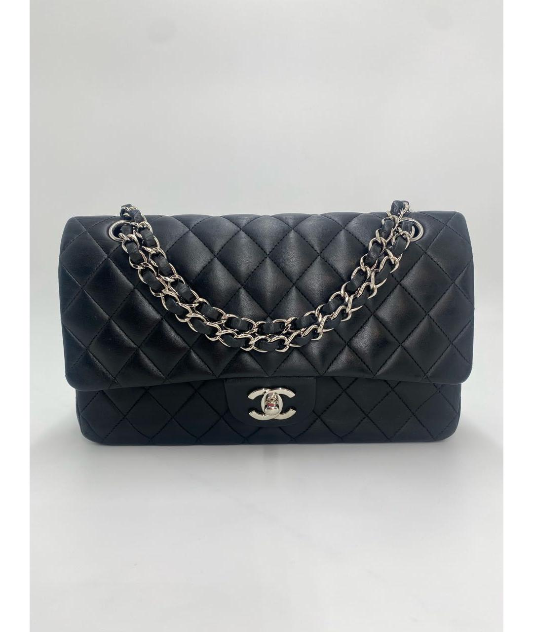 CHANEL Черная кожаная сумка через плечо, фото 9