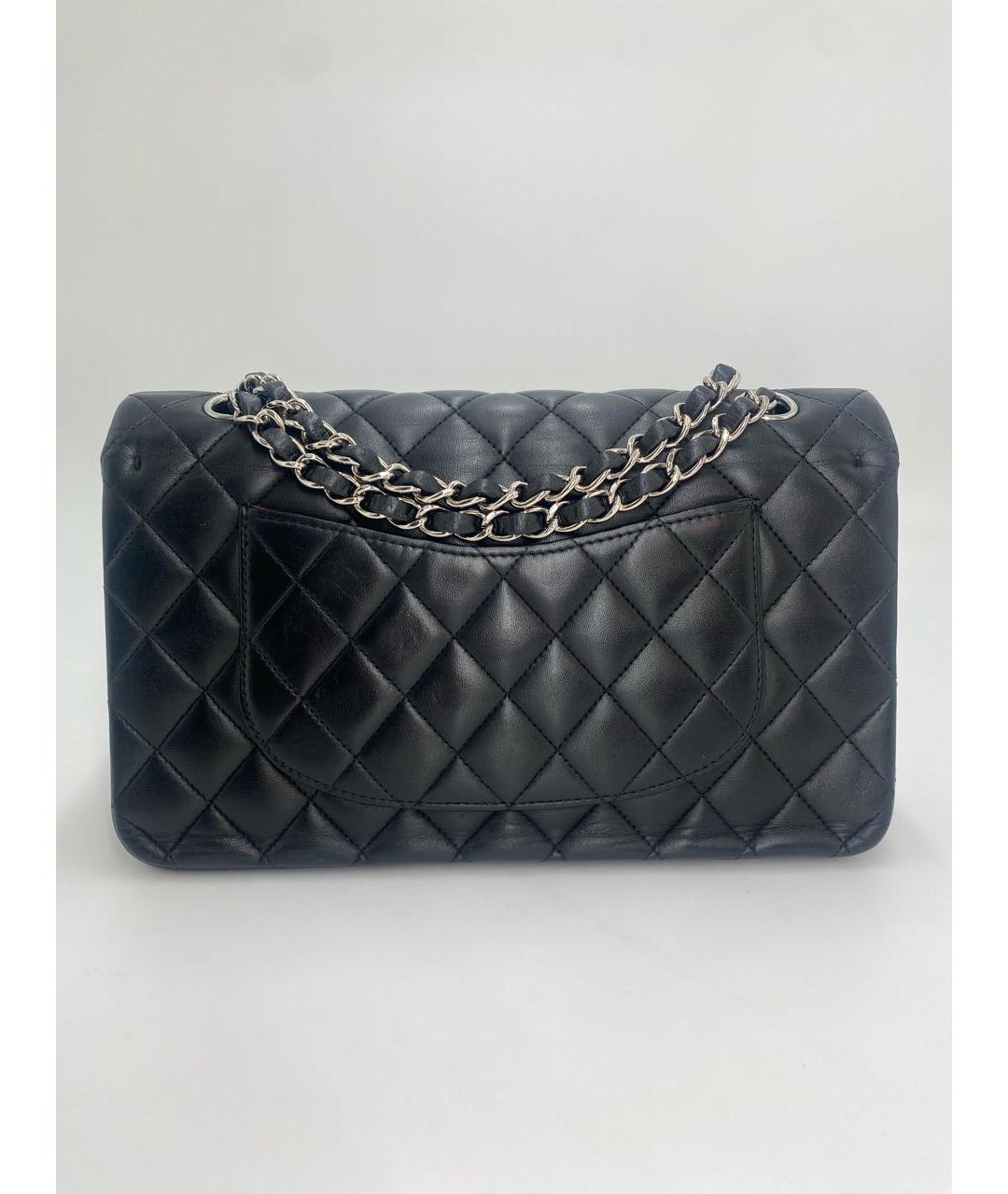 CHANEL Черная кожаная сумка через плечо, фото 3