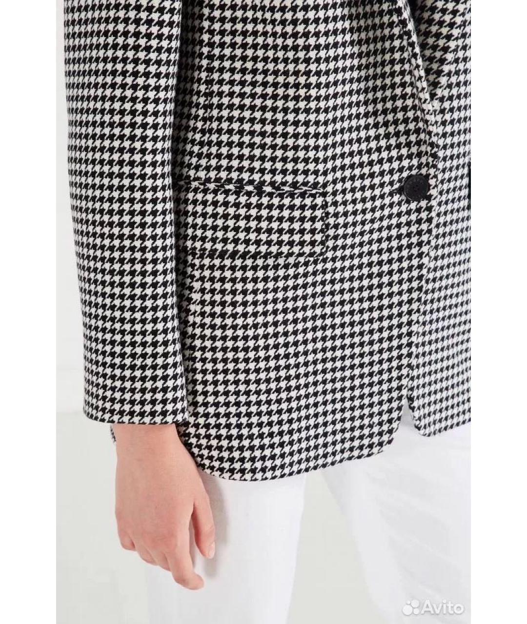 SANDRO Серый вискозный жакет/пиджак, фото 6