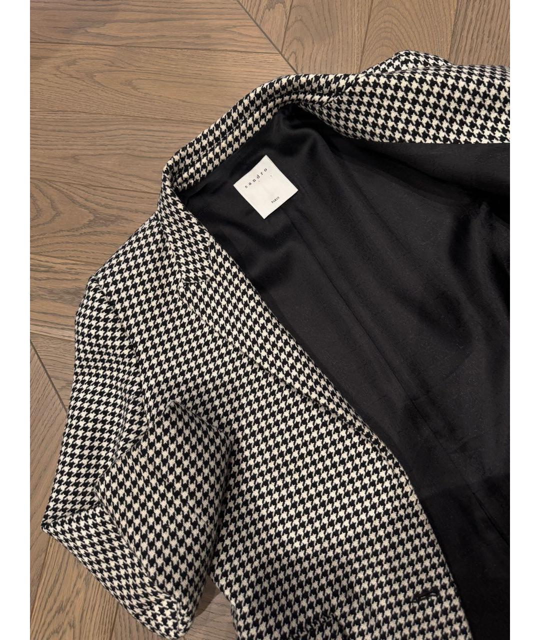 SANDRO Серый вискозный жакет/пиджак, фото 4