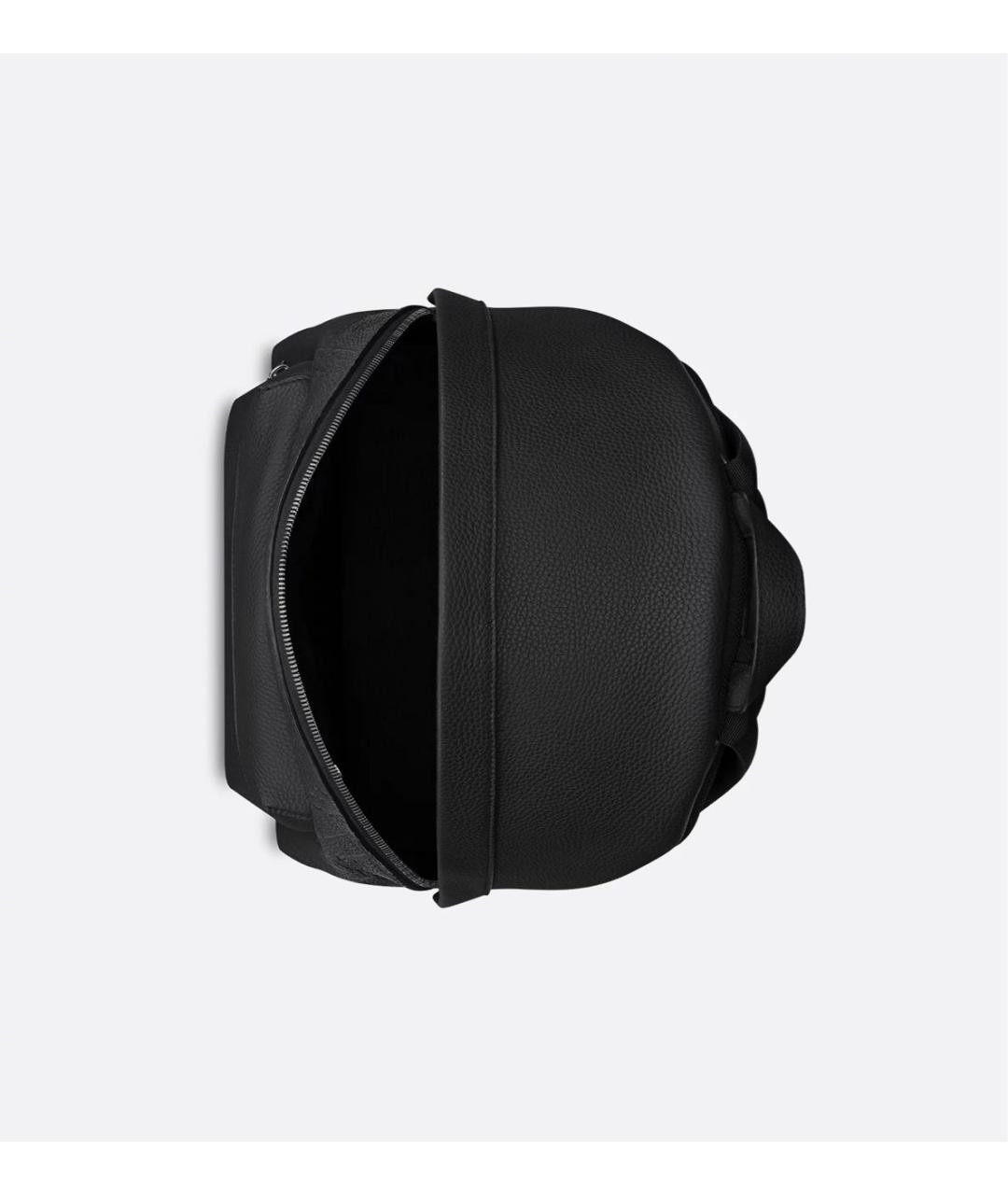 CHRISTIAN DIOR Черный кожаный рюкзак, фото 4
