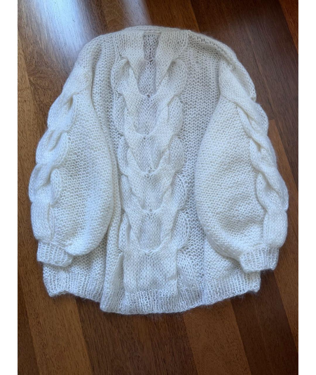 LOEWE Белый шерстяной кардиган, фото 3