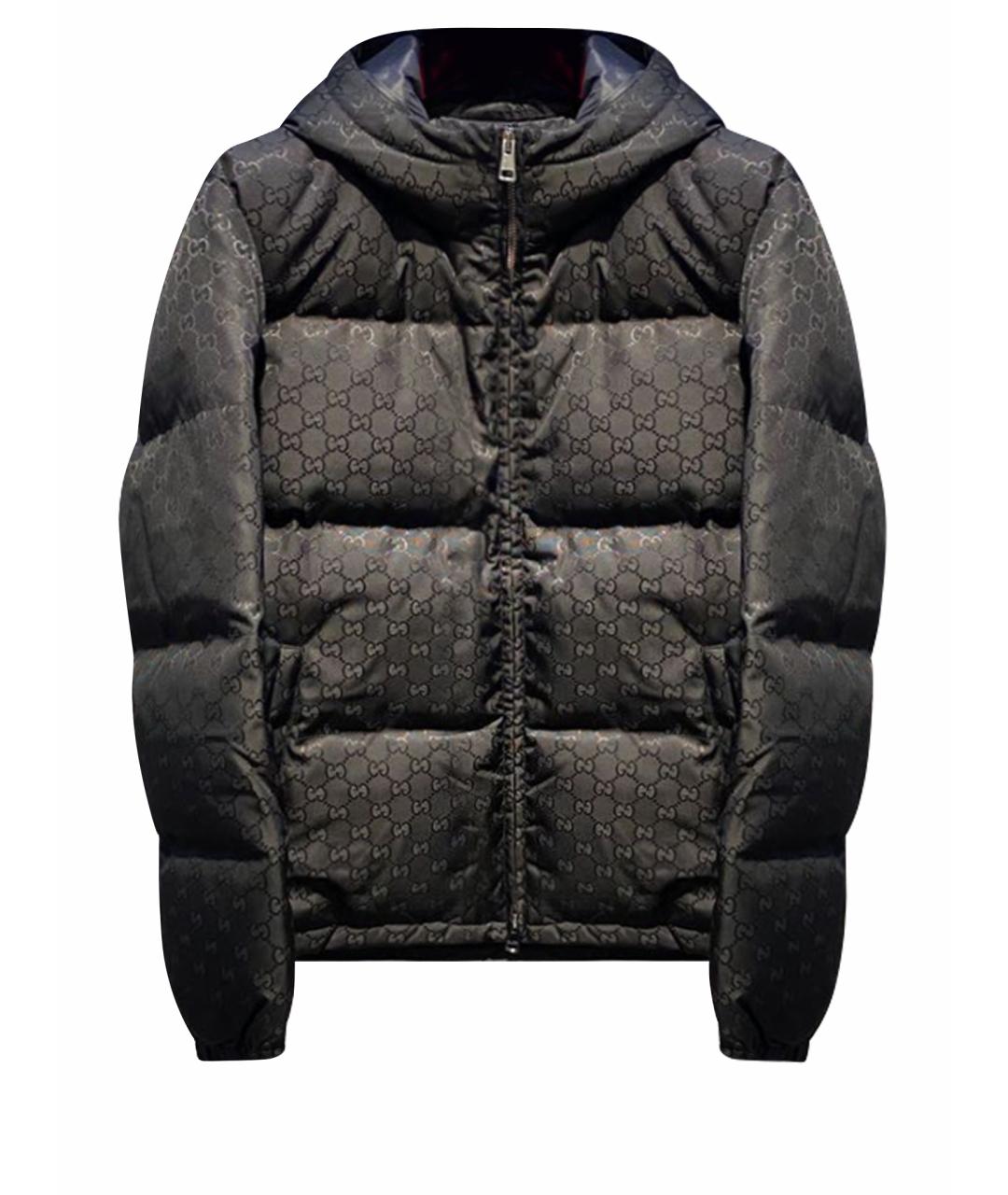 GUCCI Черный пуховик, фото 1