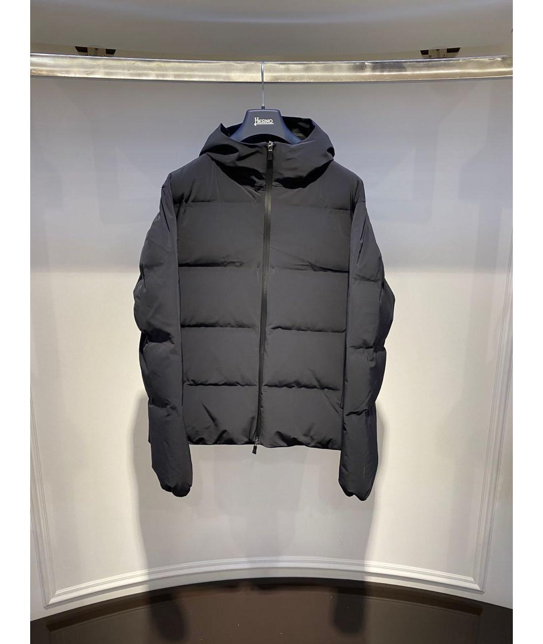 HERNO Черная полиамидовая куртка, фото 3