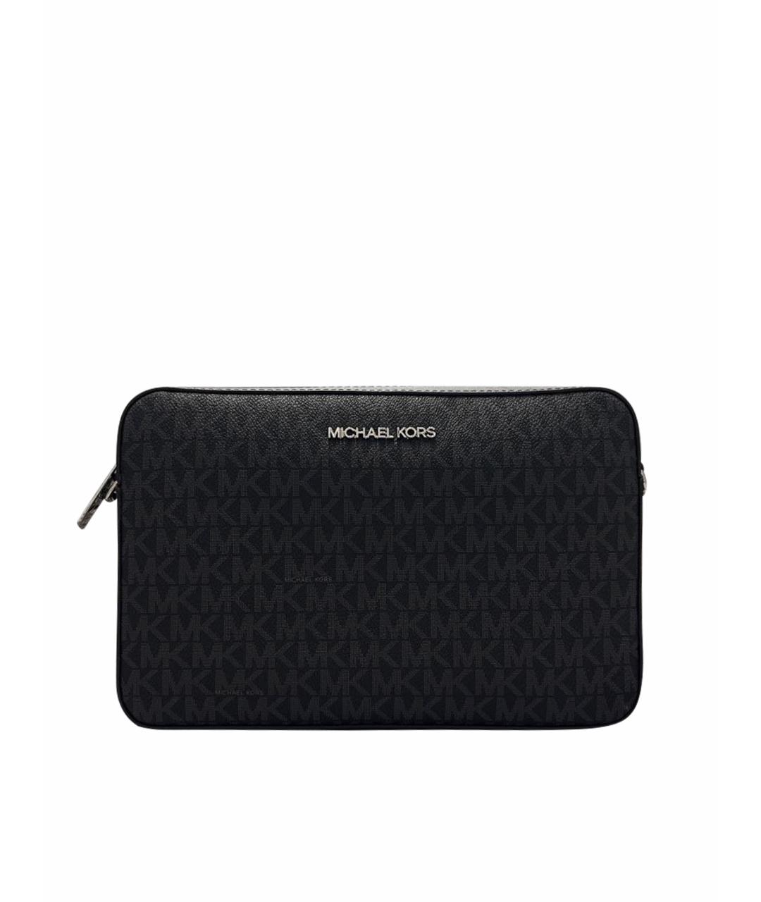 MICHAEL KORS Антрацитовая кожаная сумка через плечо, фото 1