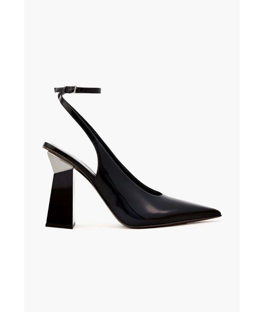 VALENTINO Черные туфли из лакированной кожи, фото 4