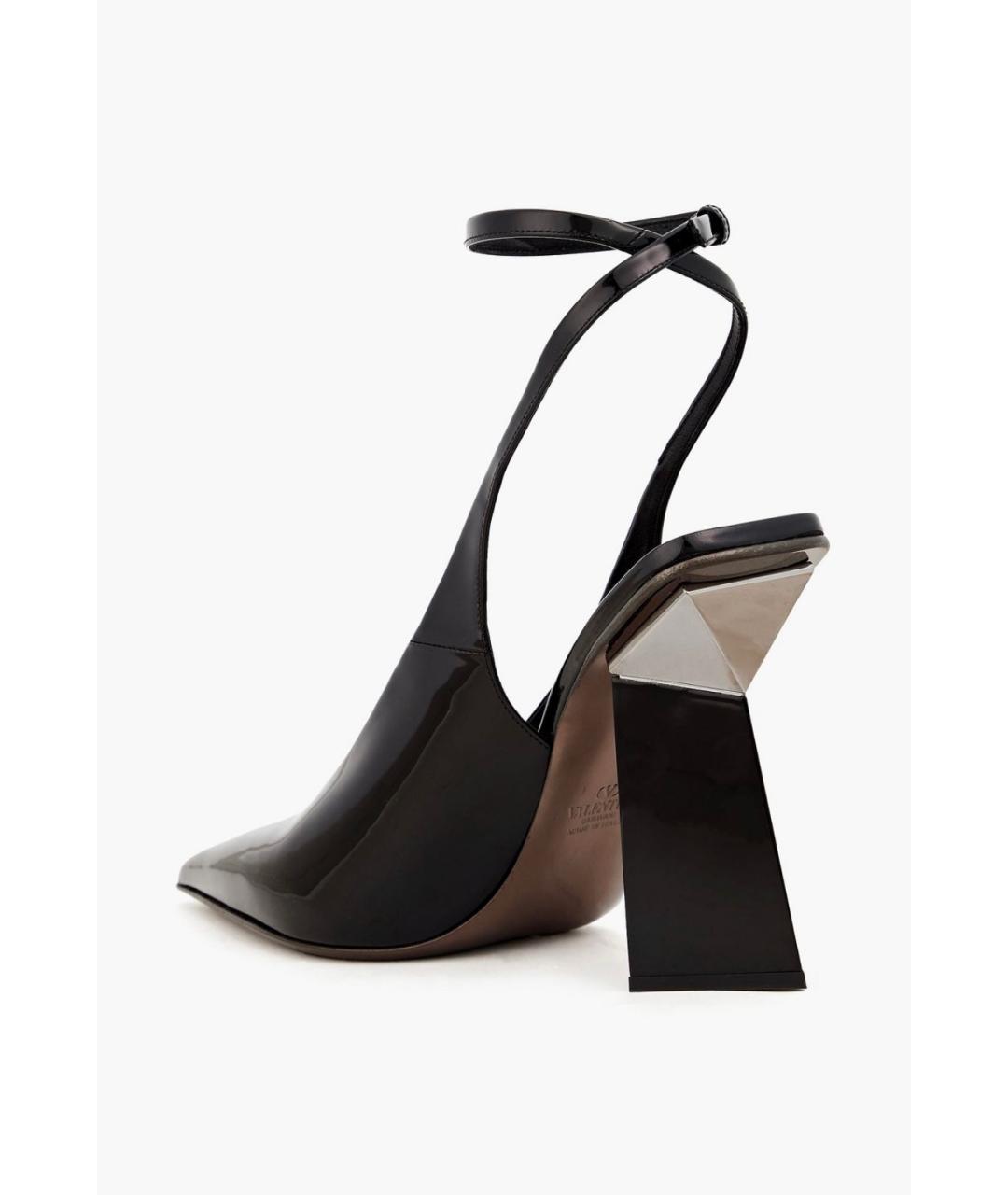 VALENTINO Черные туфли из лакированной кожи, фото 3
