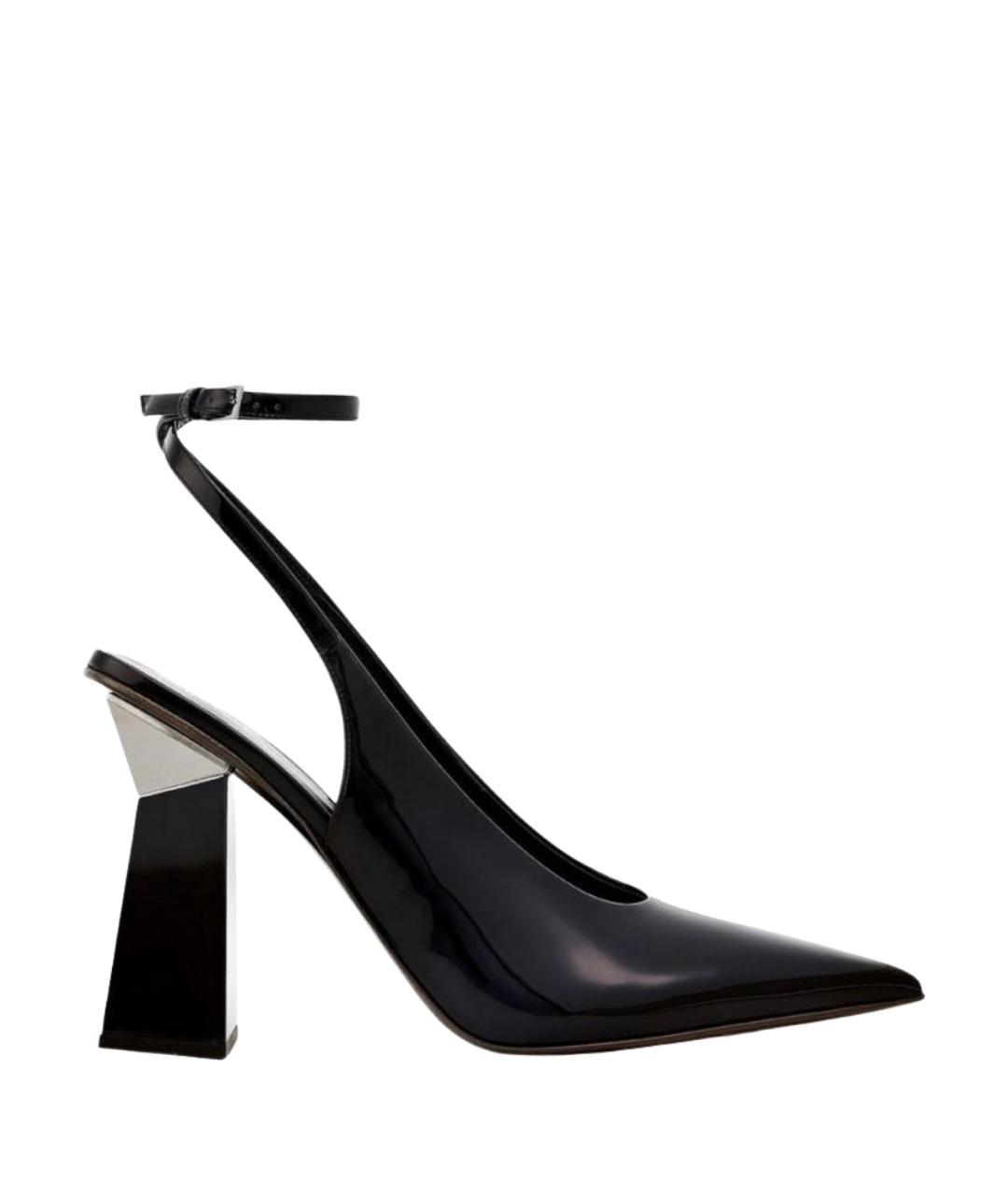 VALENTINO Черные туфли из лакированной кожи, фото 1