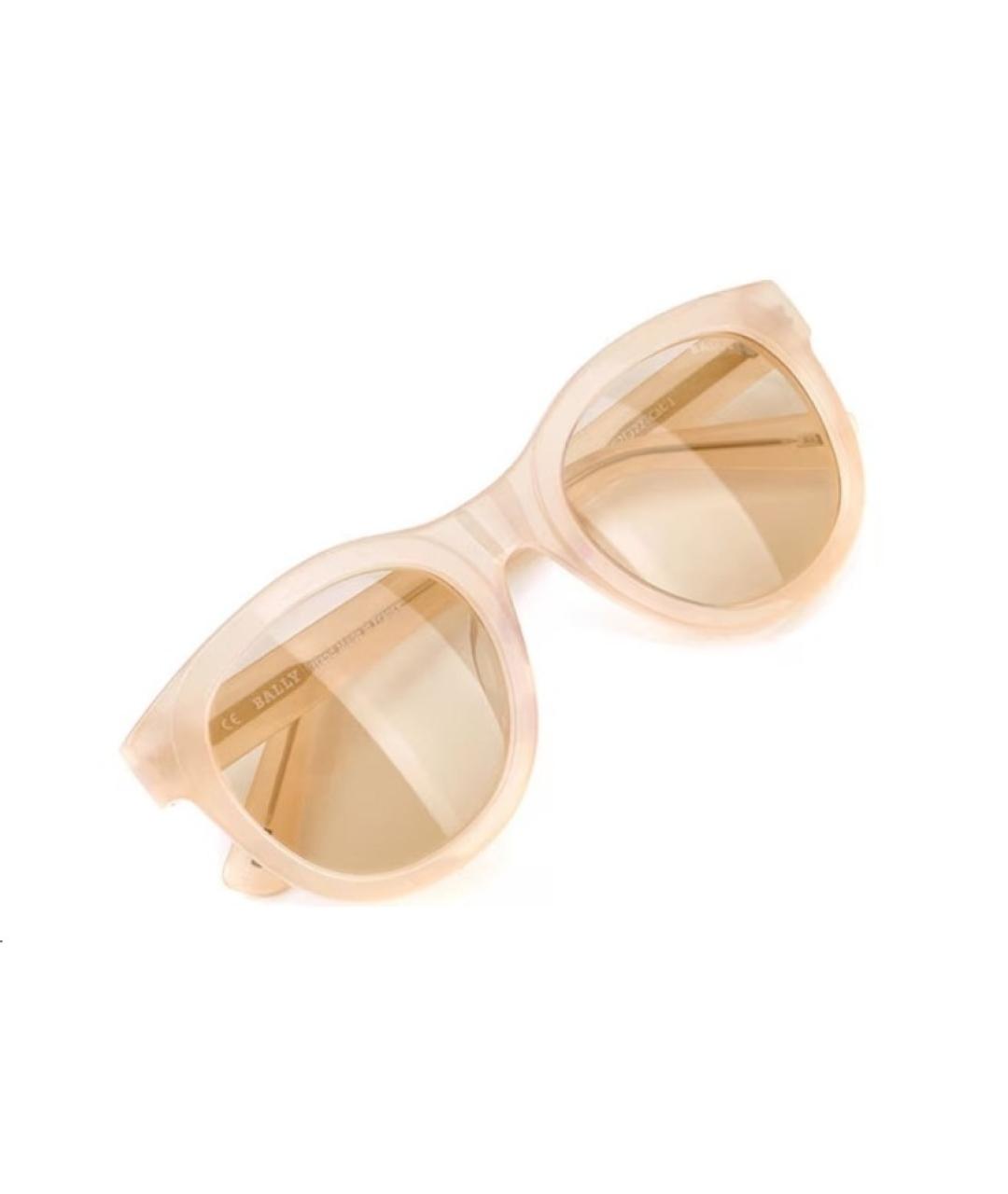 BALLY Розовые пластиковые солнцезащитные очки, фото 3