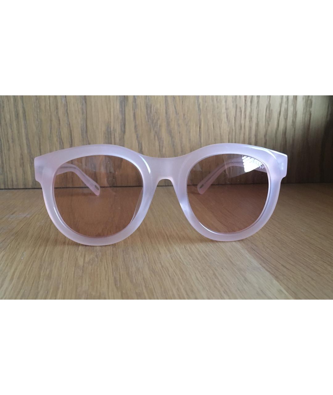 BALLY Розовые пластиковые солнцезащитные очки, фото 4