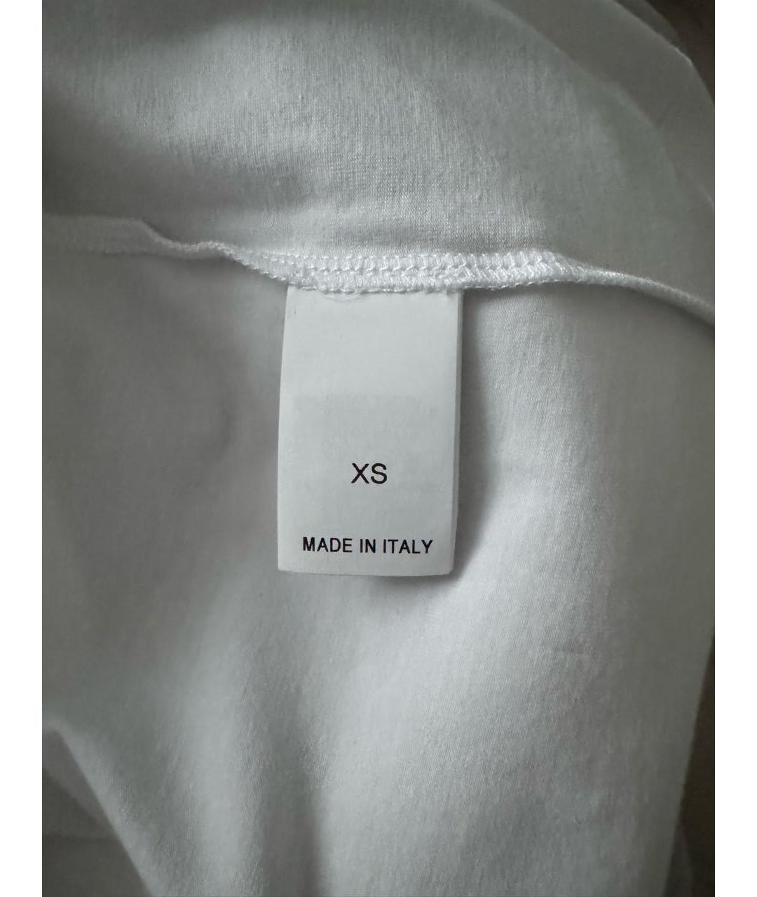 BRUNELLO CUCINELLI Белая хлопковая футболка, фото 4