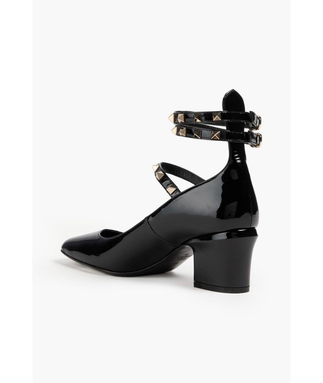 VALENTINO Черные туфли из лакированной кожи, фото 3