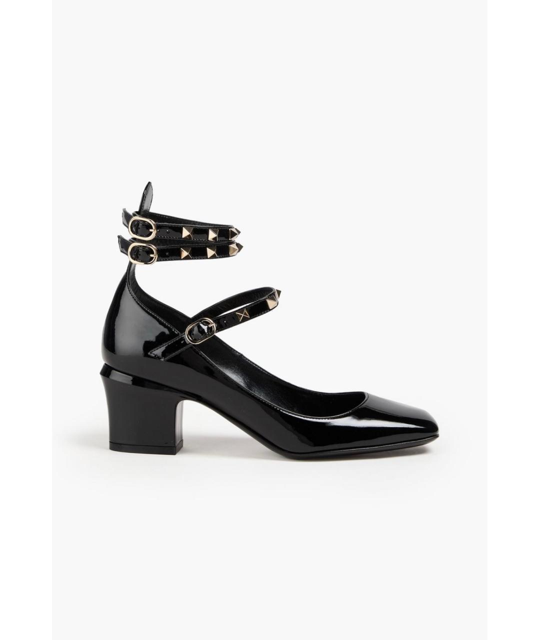 VALENTINO Черные туфли из лакированной кожи, фото 4