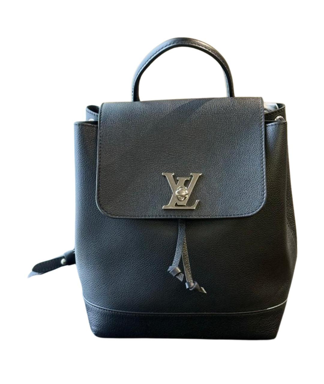 LOUIS VUITTON Черный кожаный рюкзак, фото 1