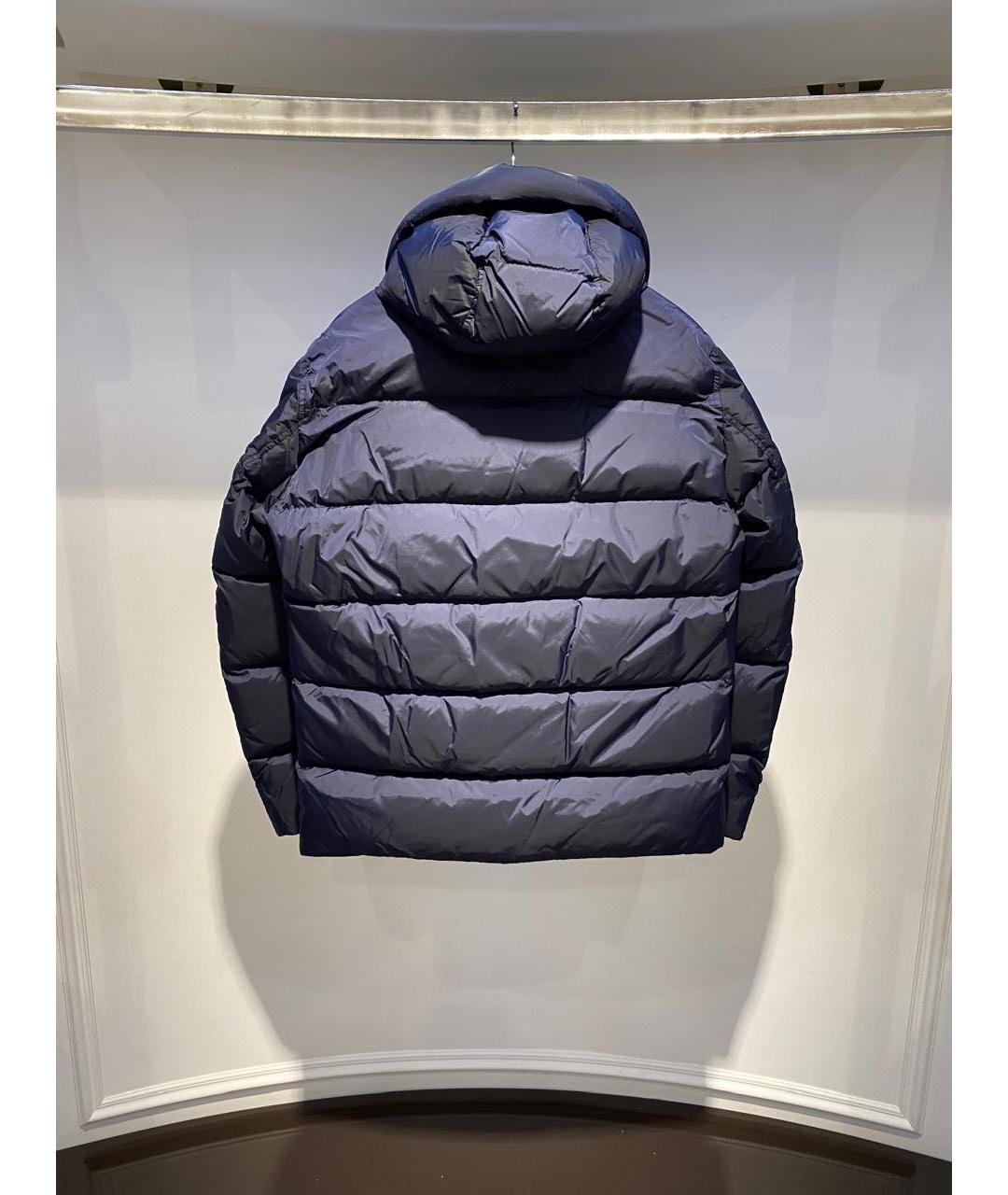 HERNO Темно-синий полиамидовый пуховик, фото 2