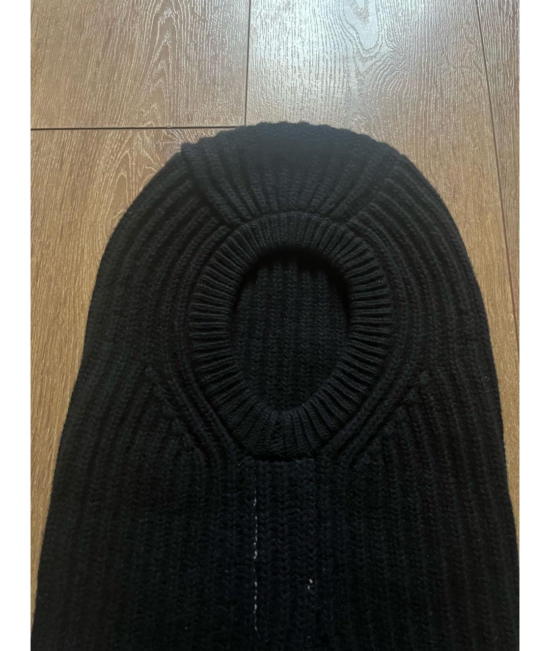ISABEL BENENATO Черная кашемировая шапка, фото 4