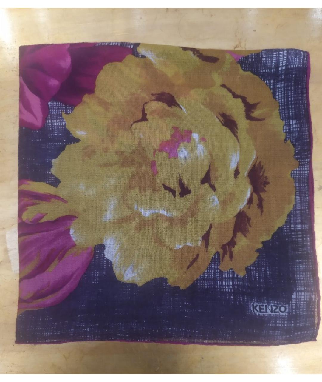 KENZO Мульти кашемировый платок, фото 5