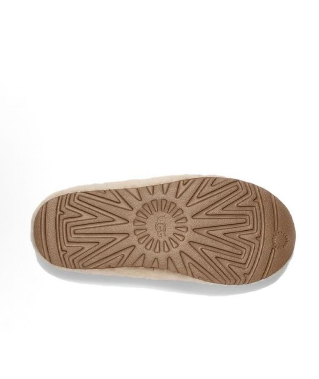 UGG AUSTRALIA Бежевые сабо, фото 4
